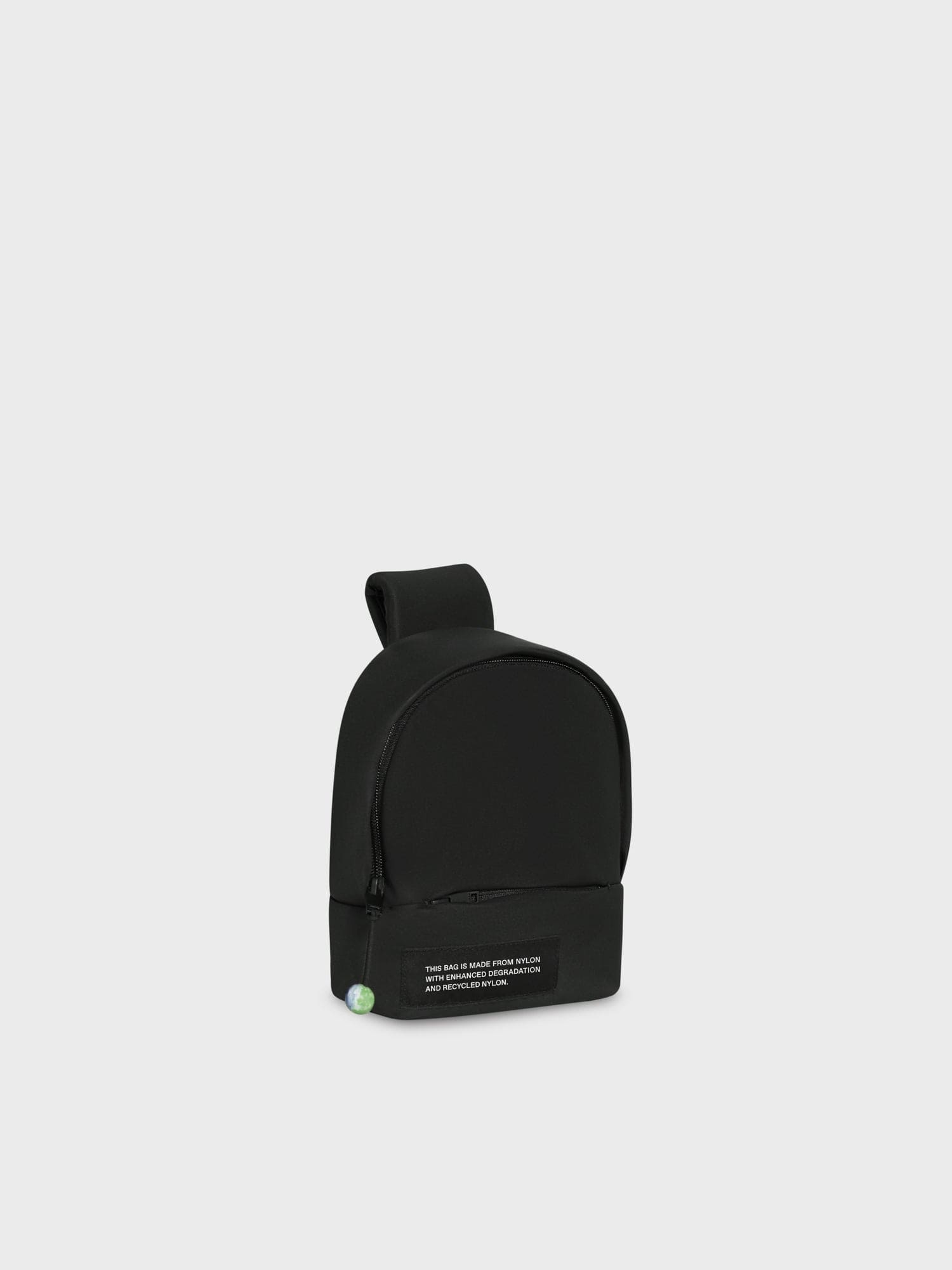 Nylon Cross-Body Bag - Black - 4