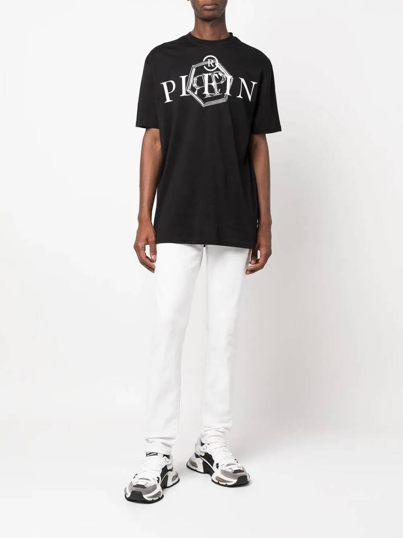 PHILIPP PLEIN logo-print cotton T-shirt outlook