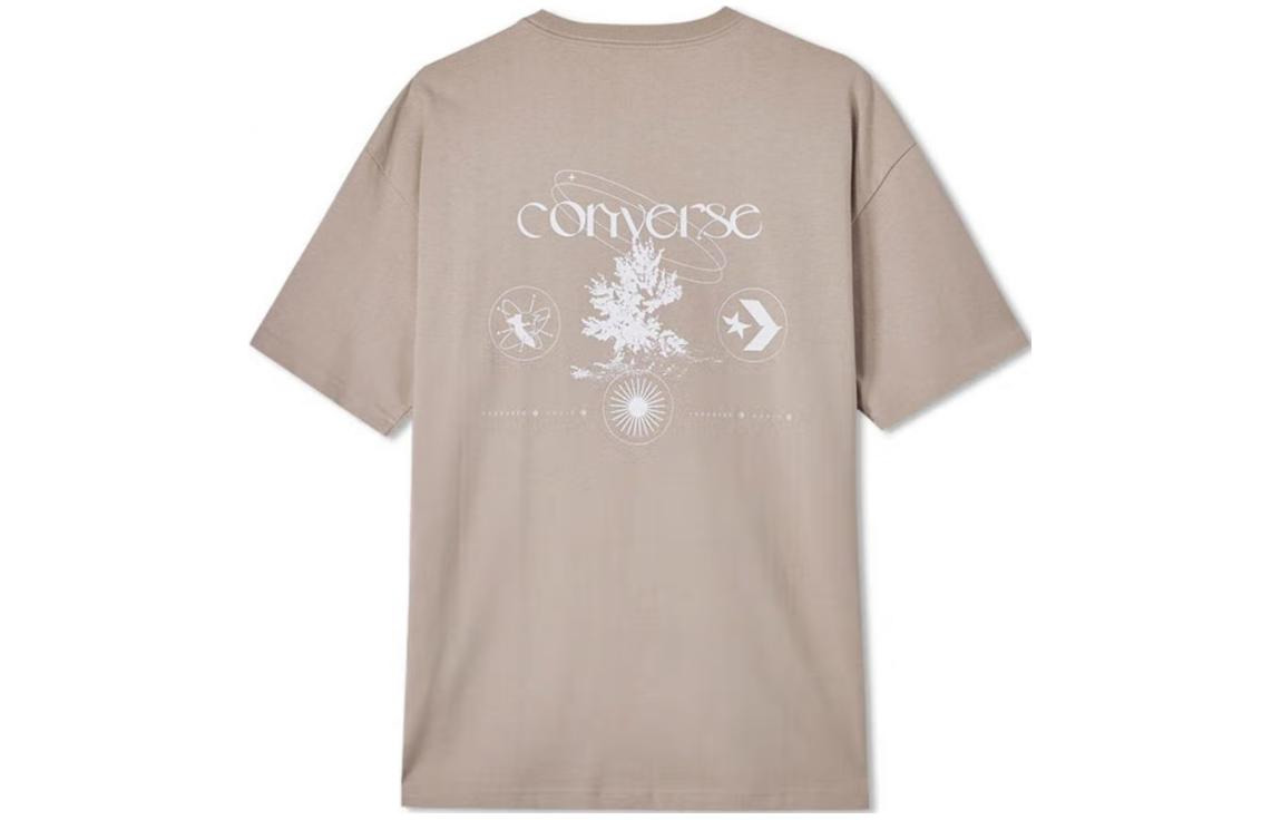 Converse Logo T-Shirt 'Milk Chocolate' 10024870-A02 - 2