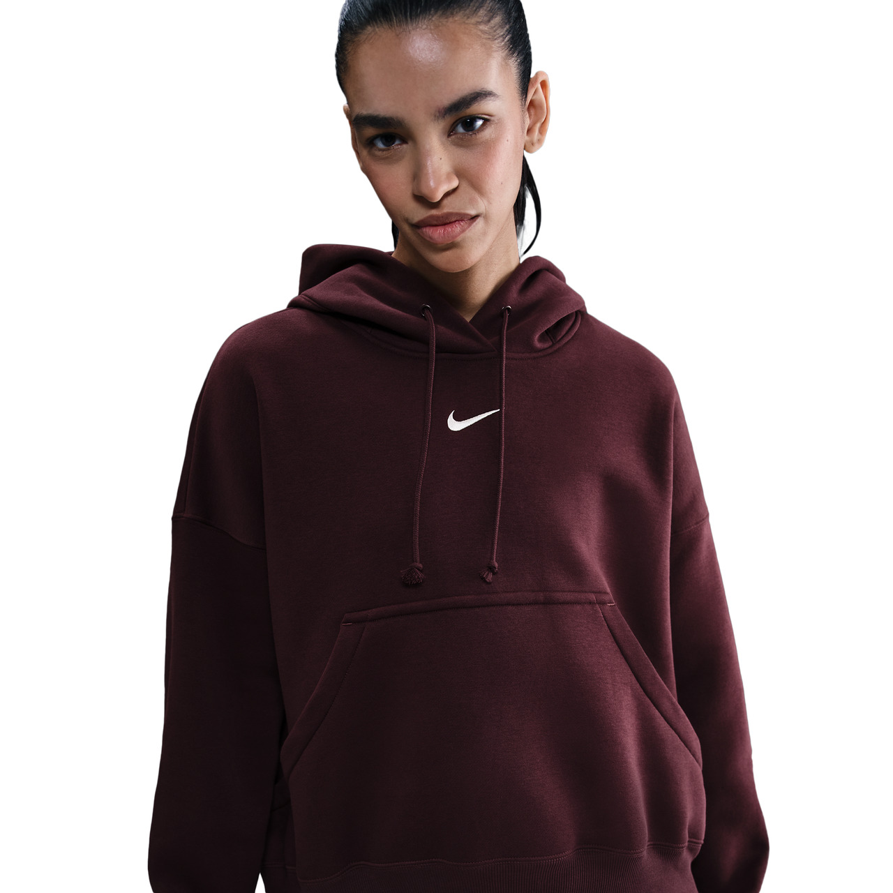 Nike Womens Nike PHNX Fleece OS Pullover Hoodie - 1