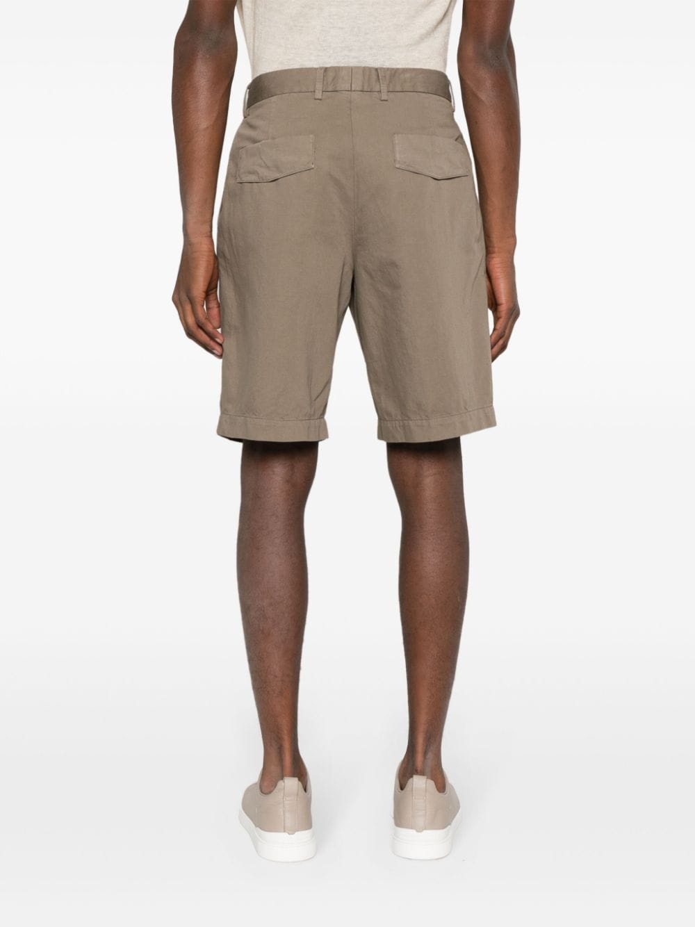 cotton-blend chino shorts - 4