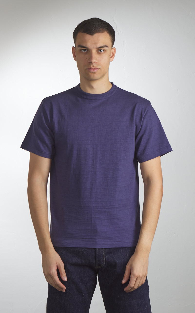 Warehouse & Co. WAREHOUSE & CO. LOT 4601 PLAIN T-SHIRT NAVY outlook