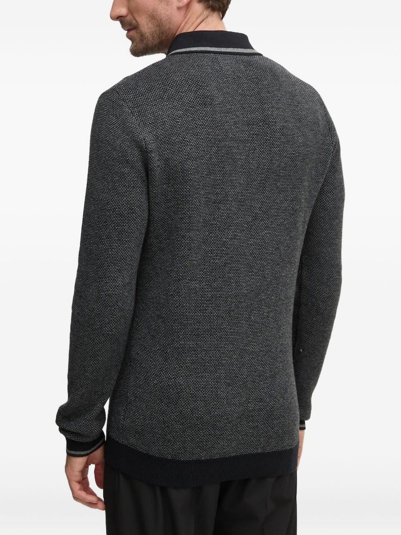 Barbour textured polo shirt outlook