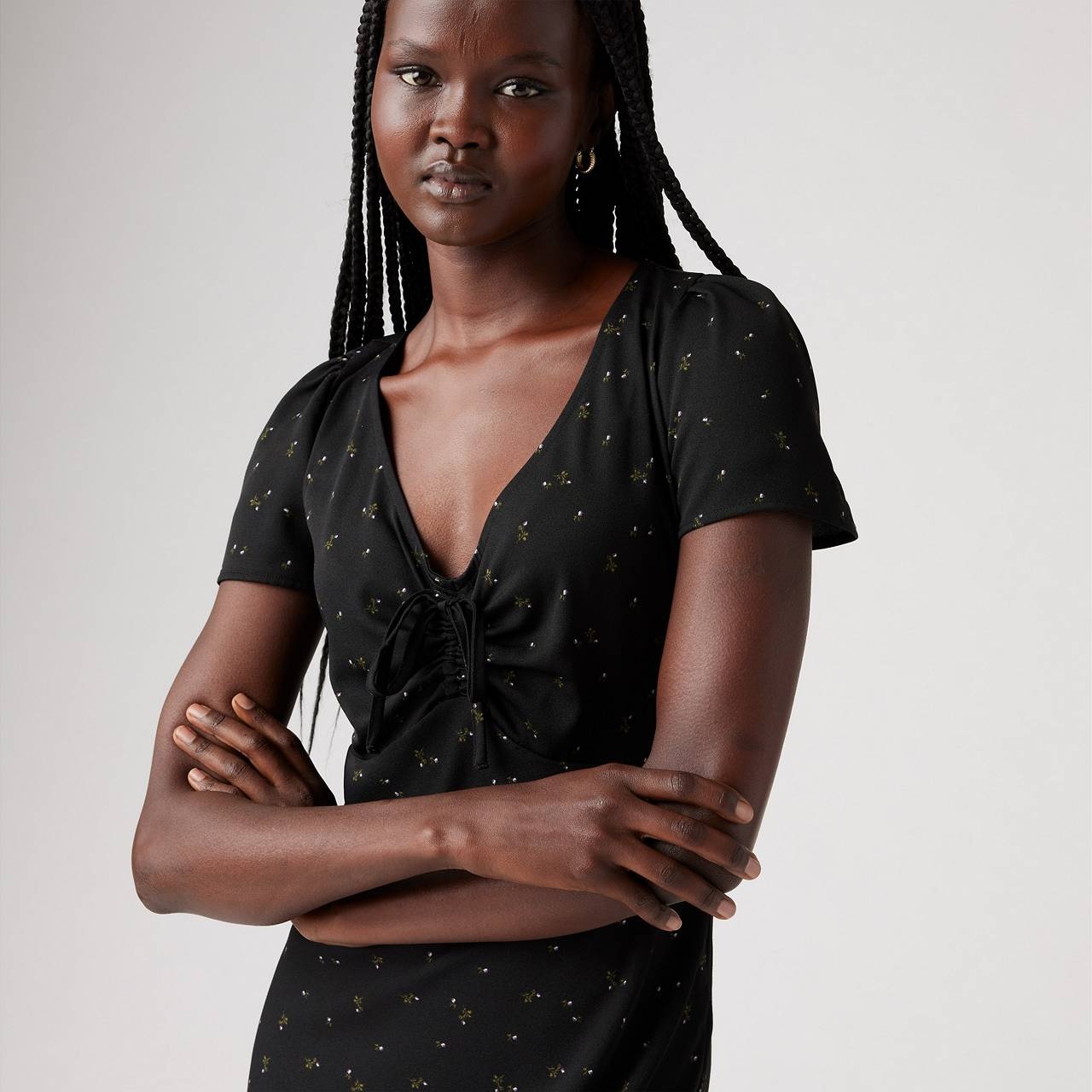 DELRAY SHORT SLEEVE MINI DRESS - 5