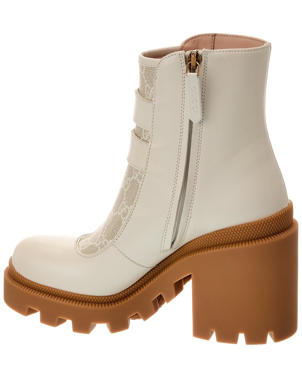 Gucci GG Supreme Canvas & Leather Bootie - 2