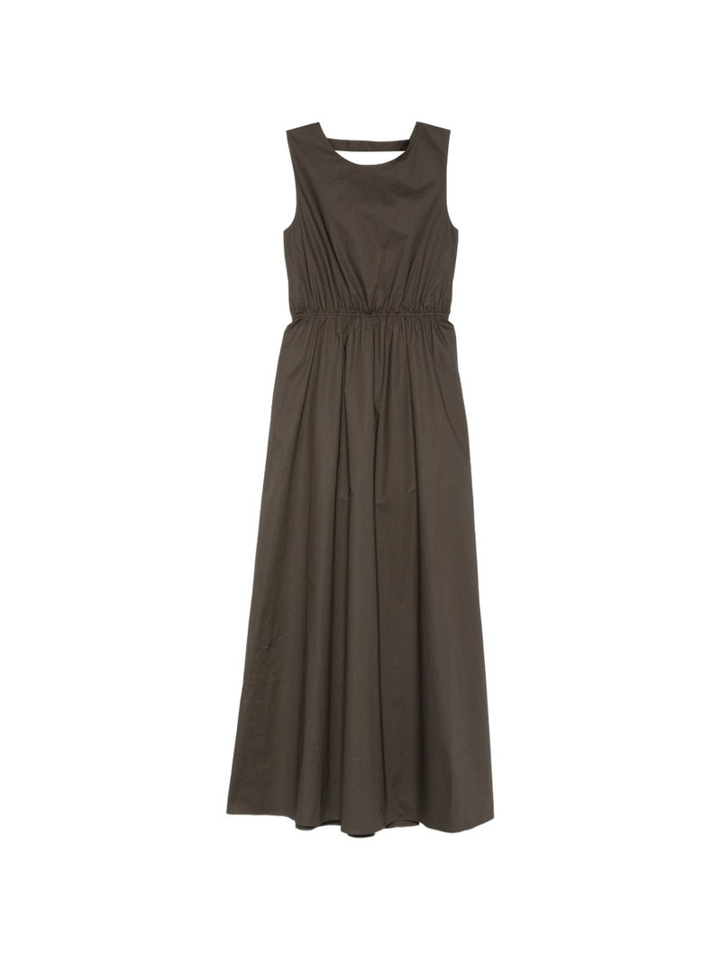 Cyprus sleeveless gathered dress 1