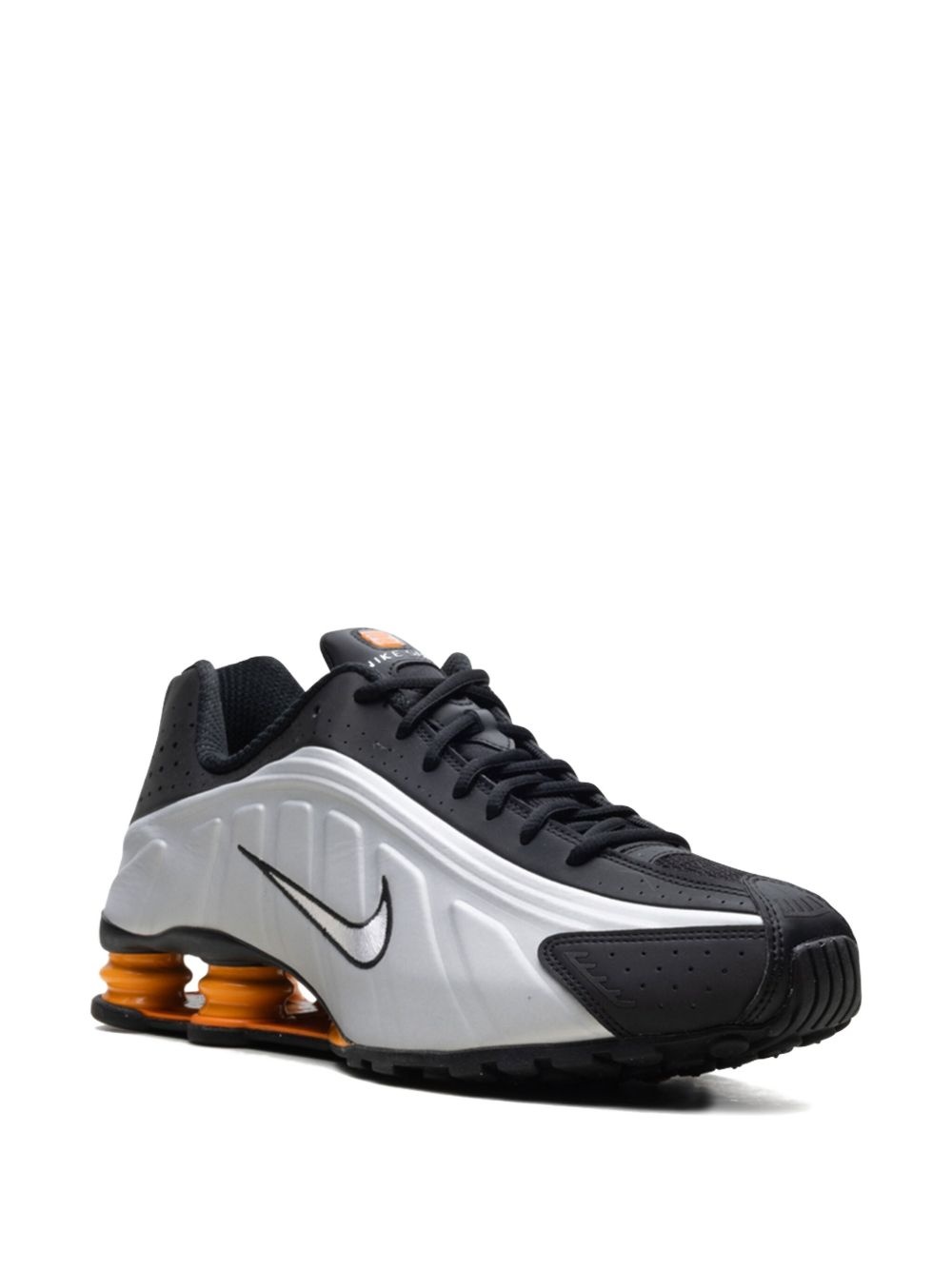 Shox R4 "Black/Vast Grey/Bright Mandarin/Metallic Silver" sneakers - 2