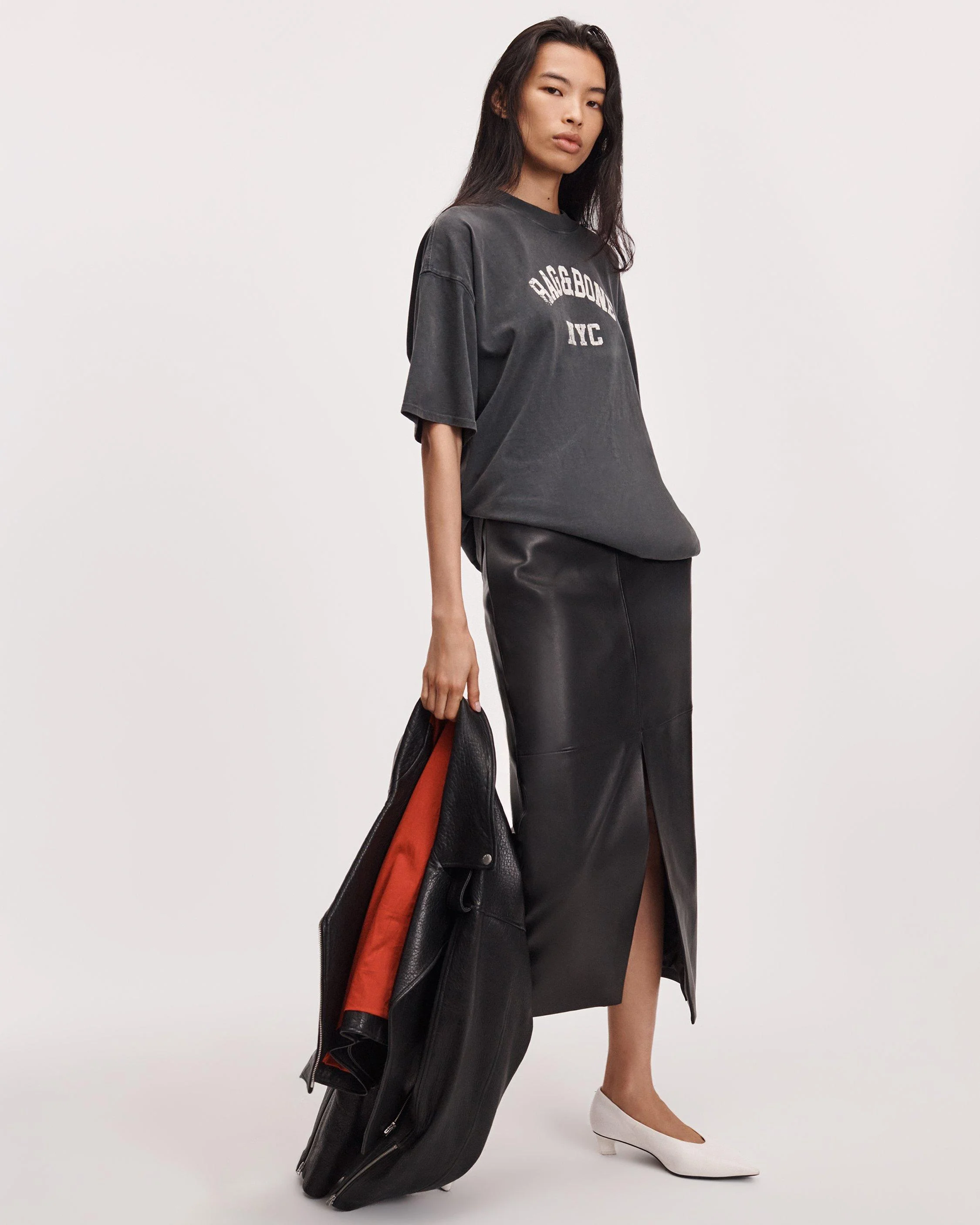 Bessie Leather Skirt - 1