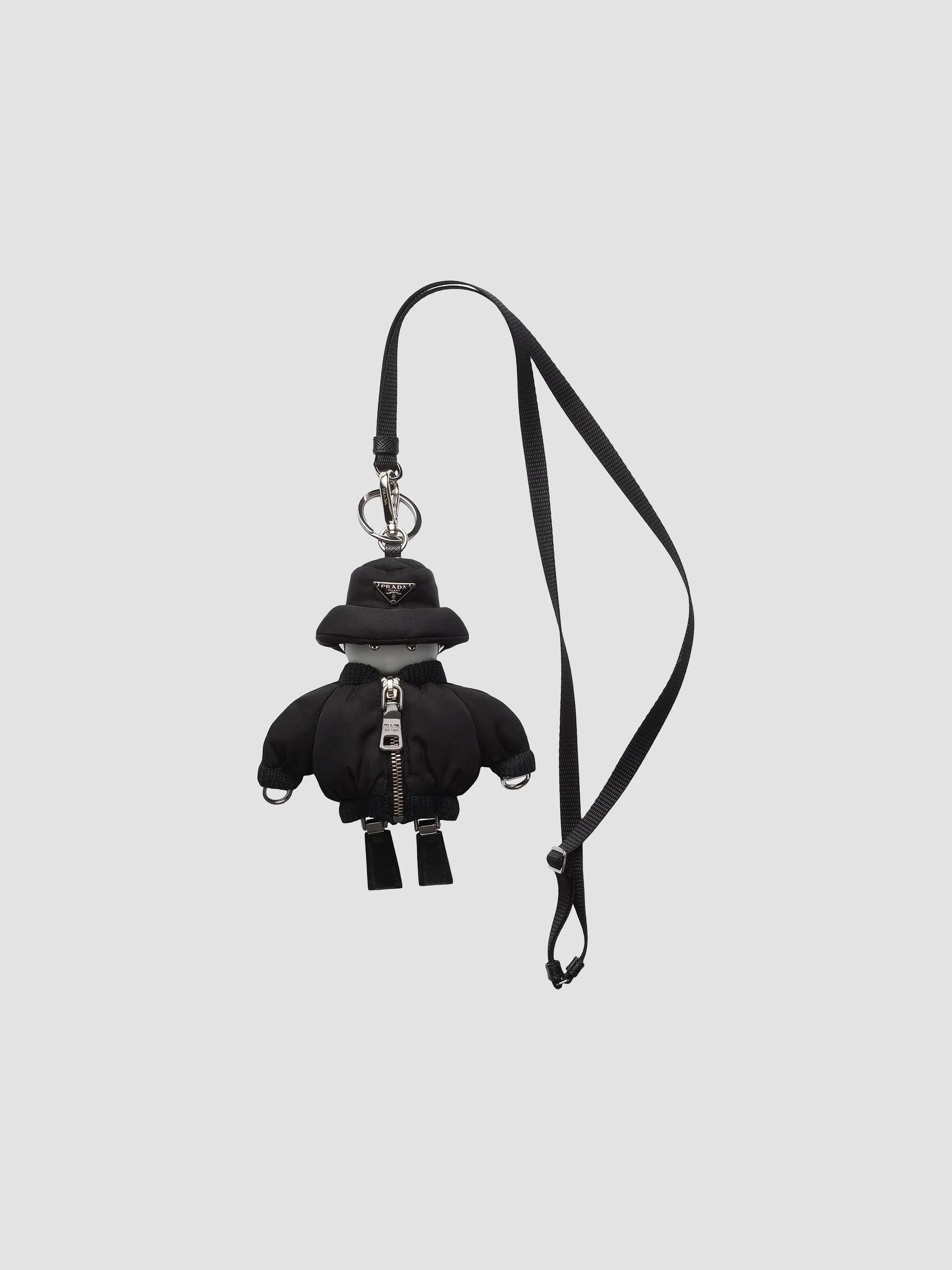 Women's Re-Nylon Key Ring Trick with Shoulder Strap - Black - 1