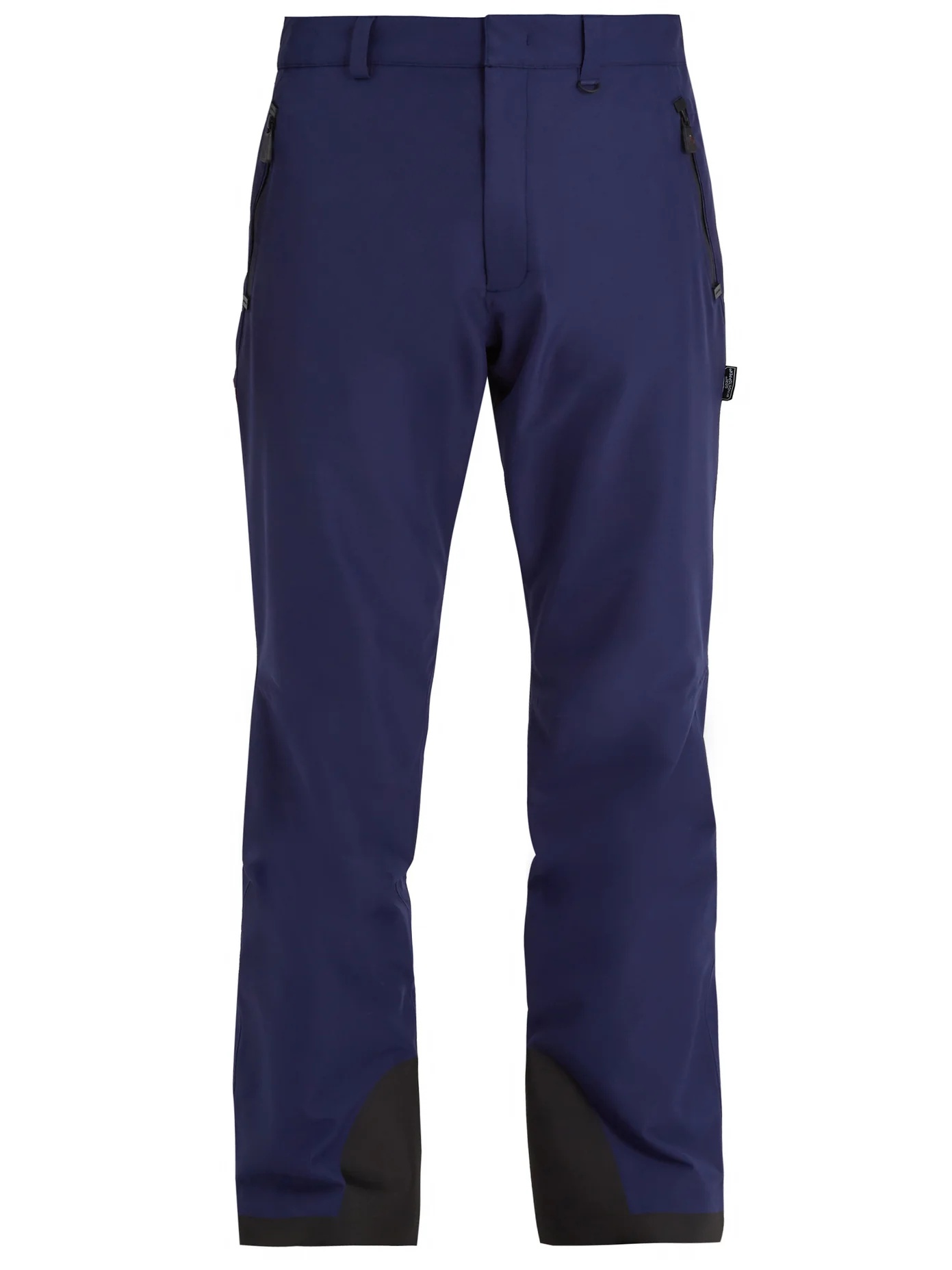 Contrast-panel technical ski trousers - 1