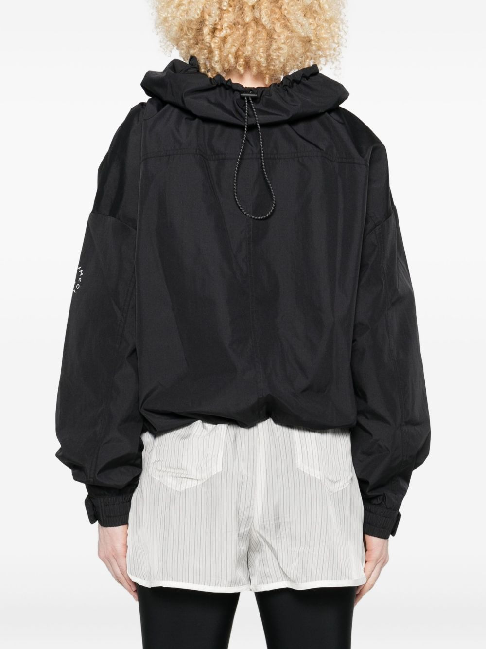 hooded reflective-detail jacket - 4