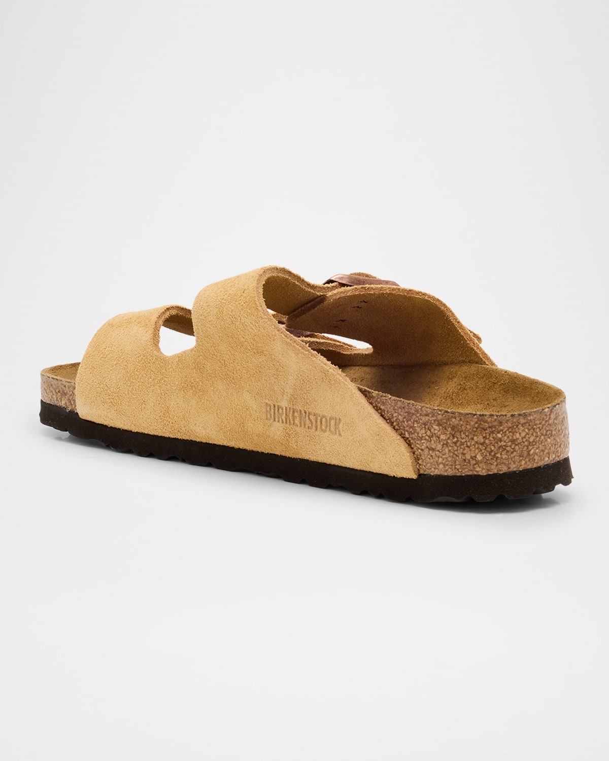 Arizona Suede Dual-Buckle Slide Sandals - 2