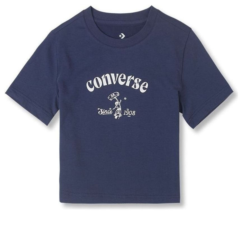 (WMNS) Converse Skateboard Tee 'Navy' 10026166-A02 - 1
