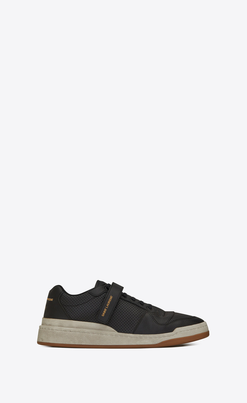 sl24 sneaker in used-look leather 1