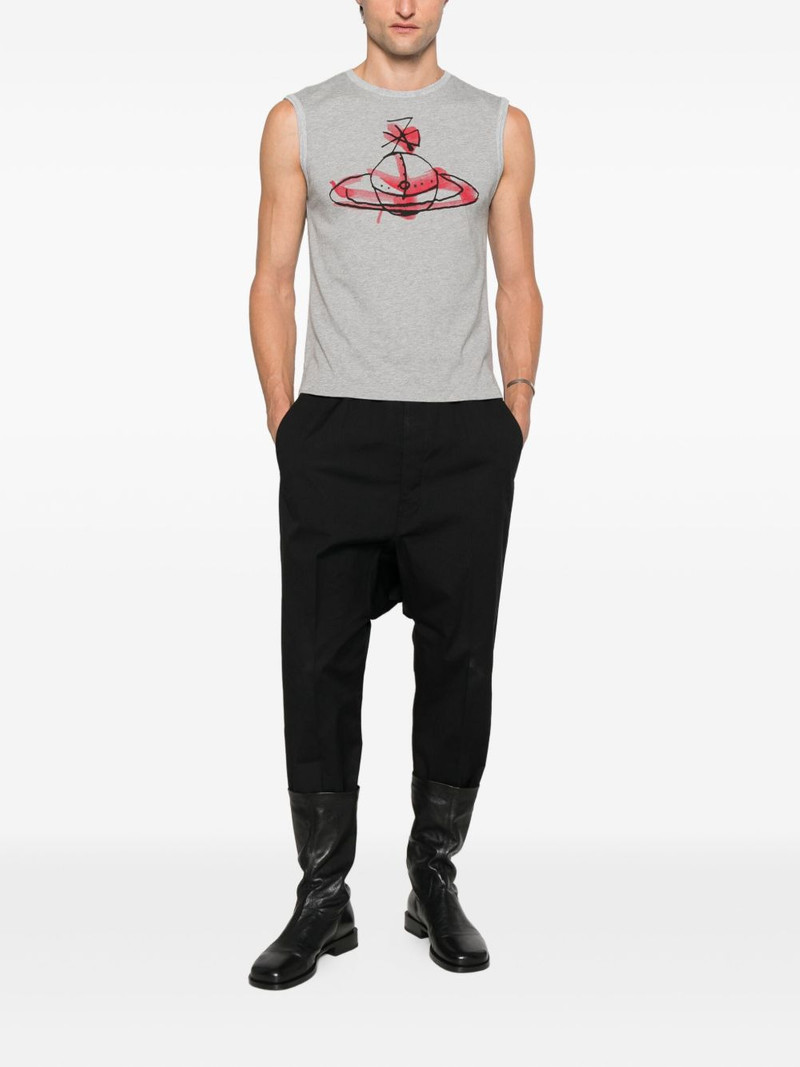 Vivienne Westwood drawn-orb sleeveless top outlook
