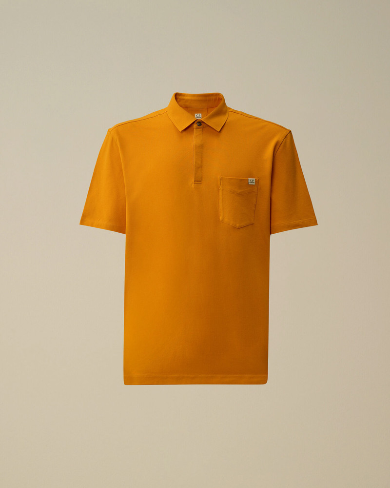 Stretch Piquet Short Sleeve Chest Pocket Polo 1