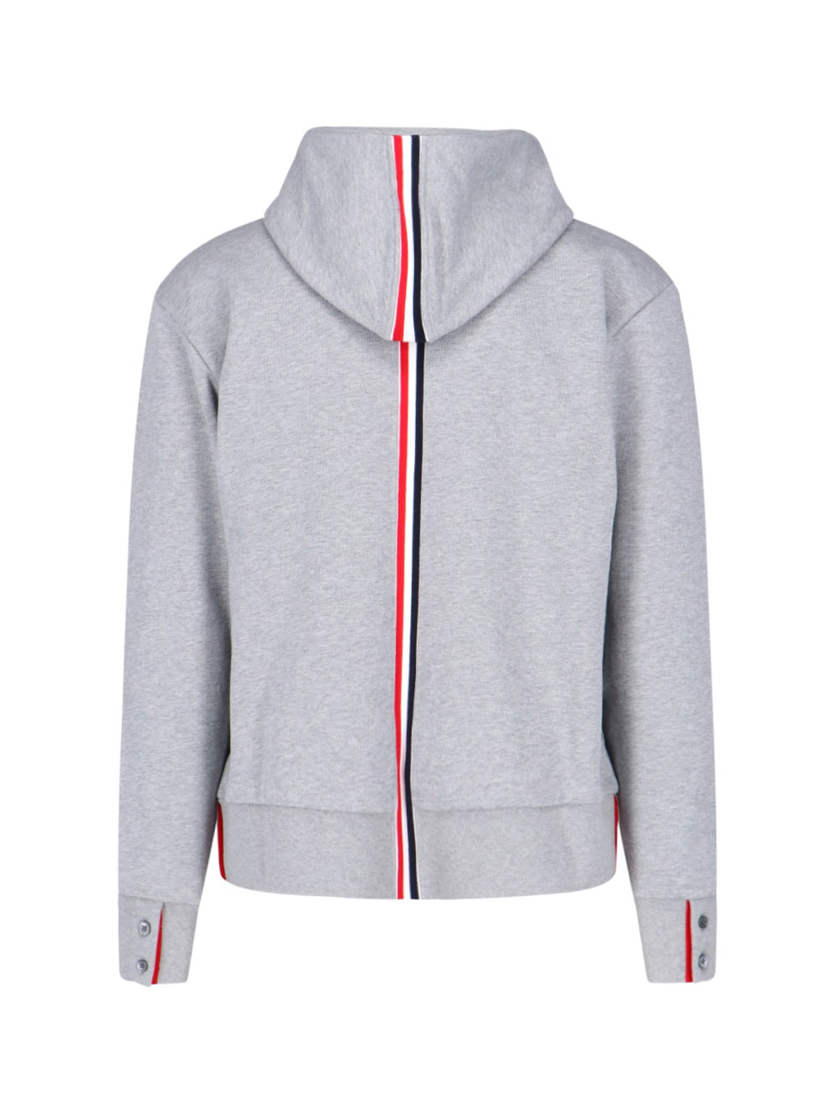 BACK TRICOLOUR DETAIL HOODIE - 2