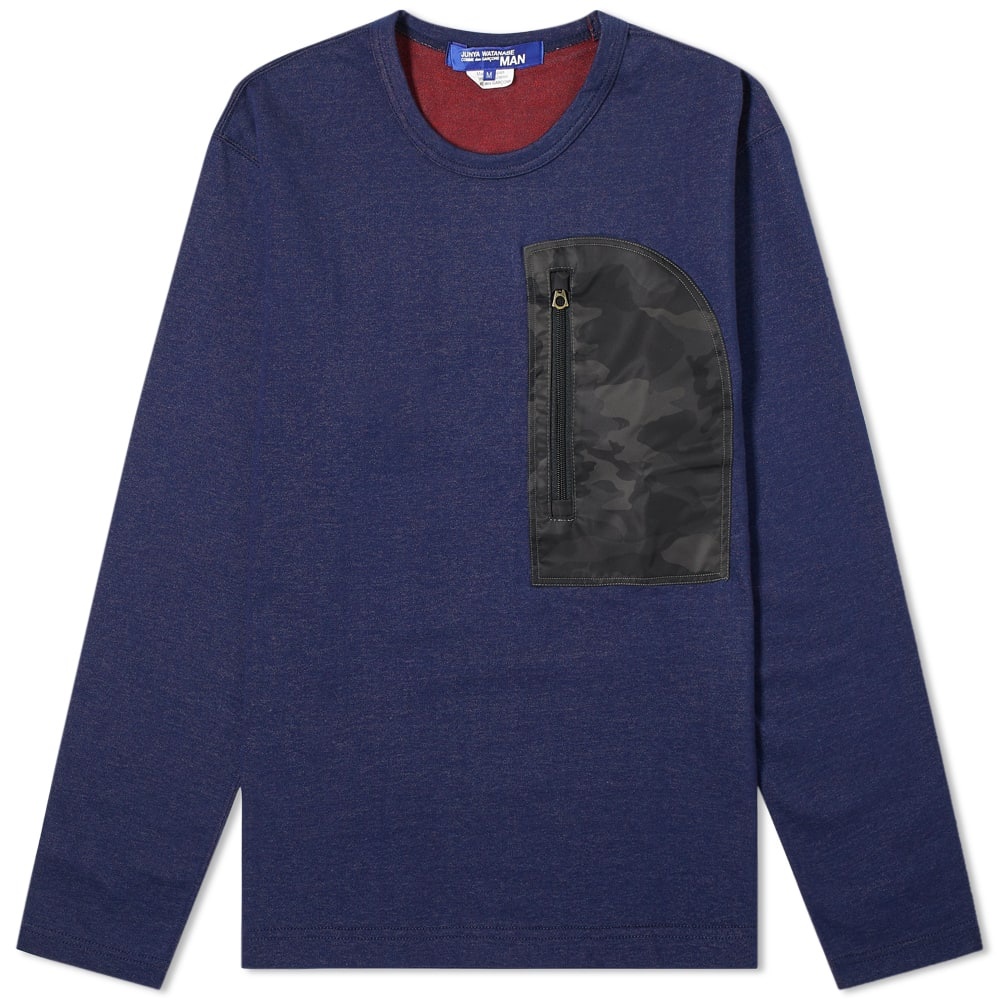 Junya Watanabe MAN Long Sleeve Camo Pocket Tee - 1