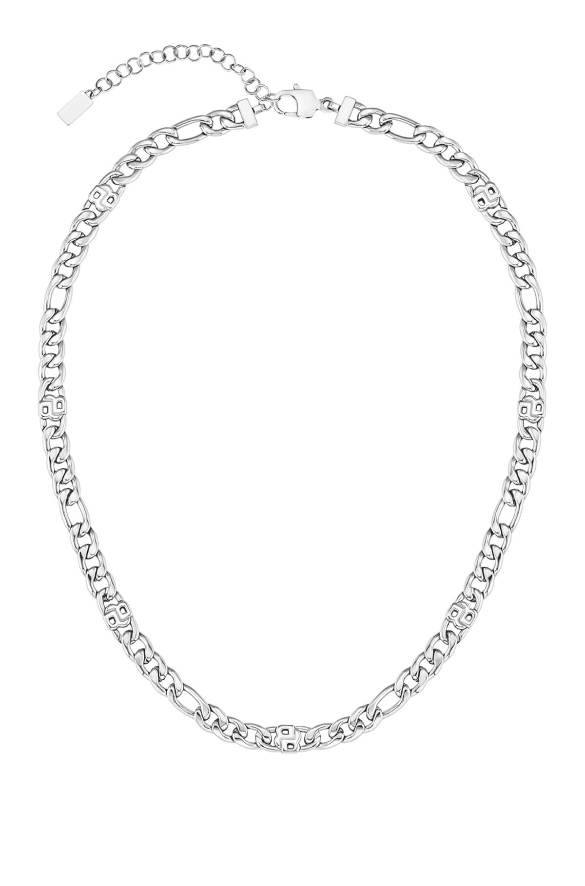 FIGARO-CHAIN NECKLACE WITH DOUBLE B MONOGRAMS - 2