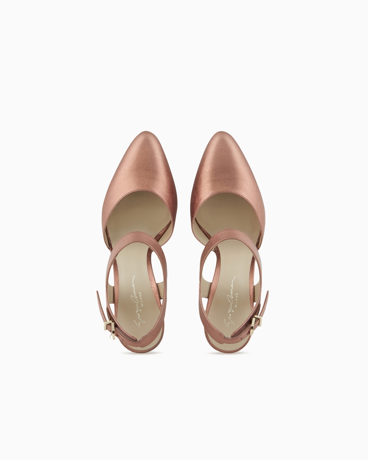 LAMÉ LEATHER COURT SHOES - 3