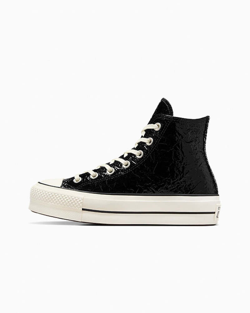 Converse Chuck Taylor All Star Lift Platform Crinkled Leather outlook