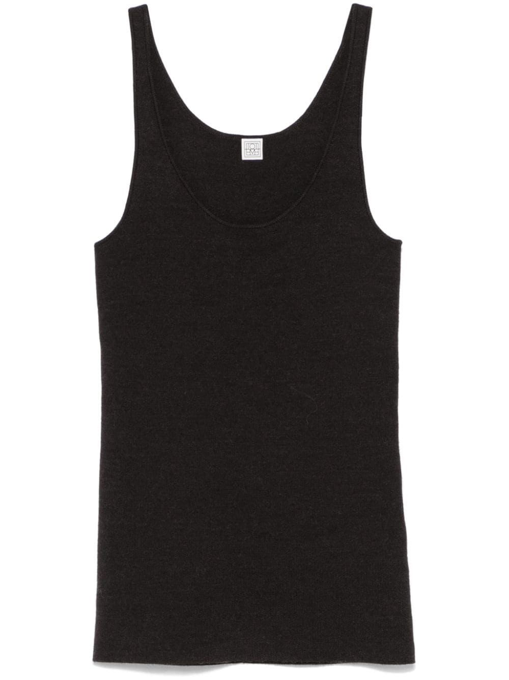 knitted tank top - 1