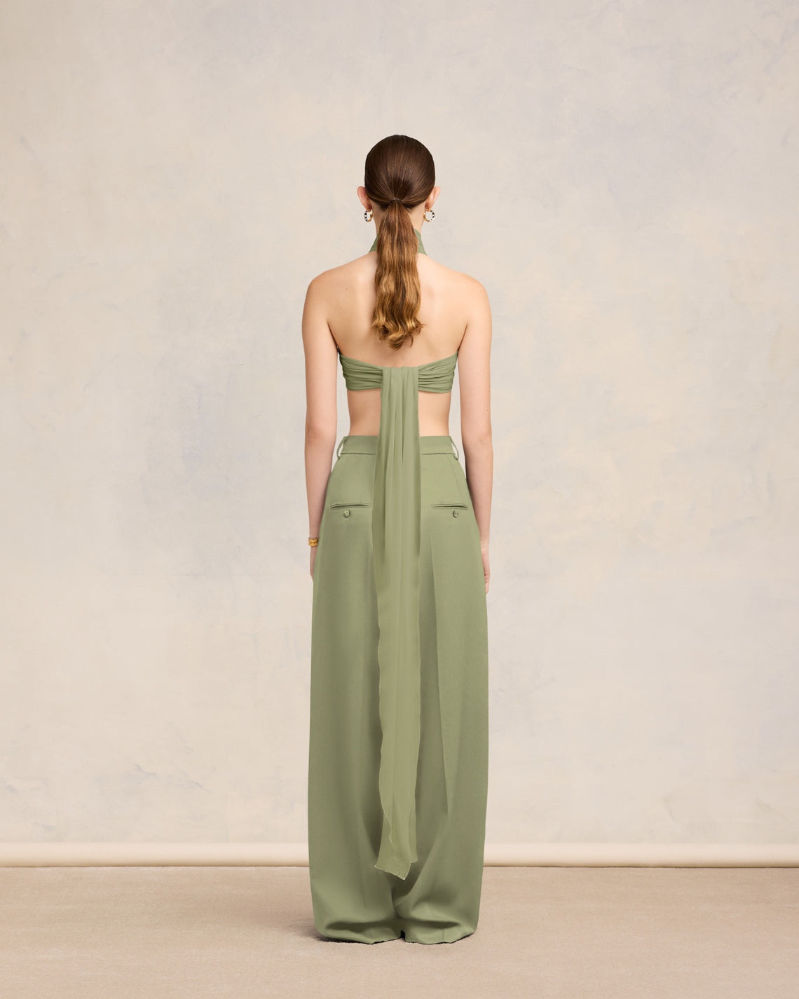 DRAPED TOP BRA - 5
