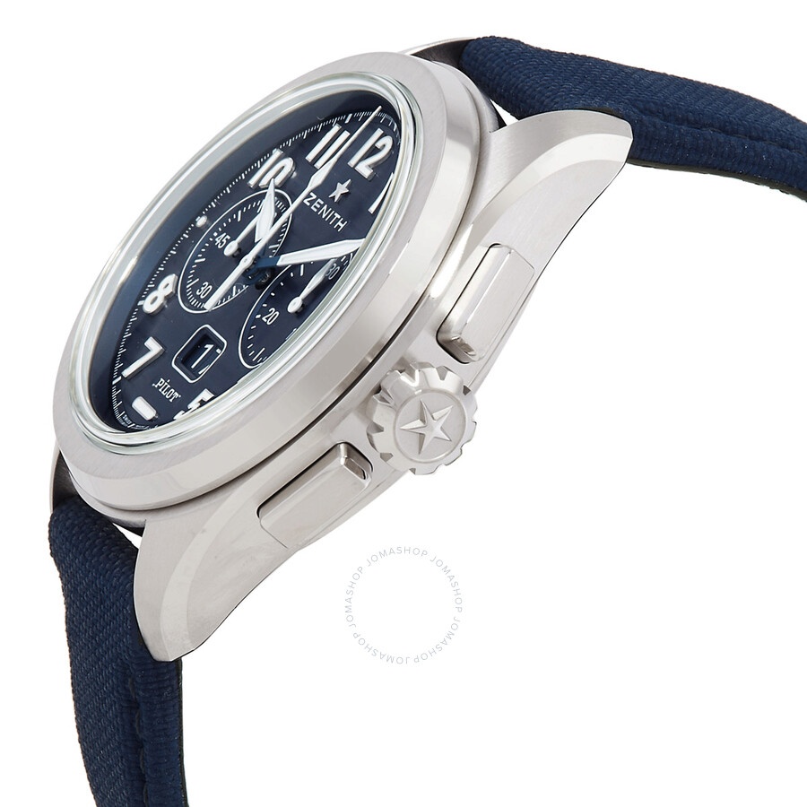 Zenith Pilot Big Date Flyback Automatic Blue Dial Men's Watch 03.4000.3652/51.I003 - 2