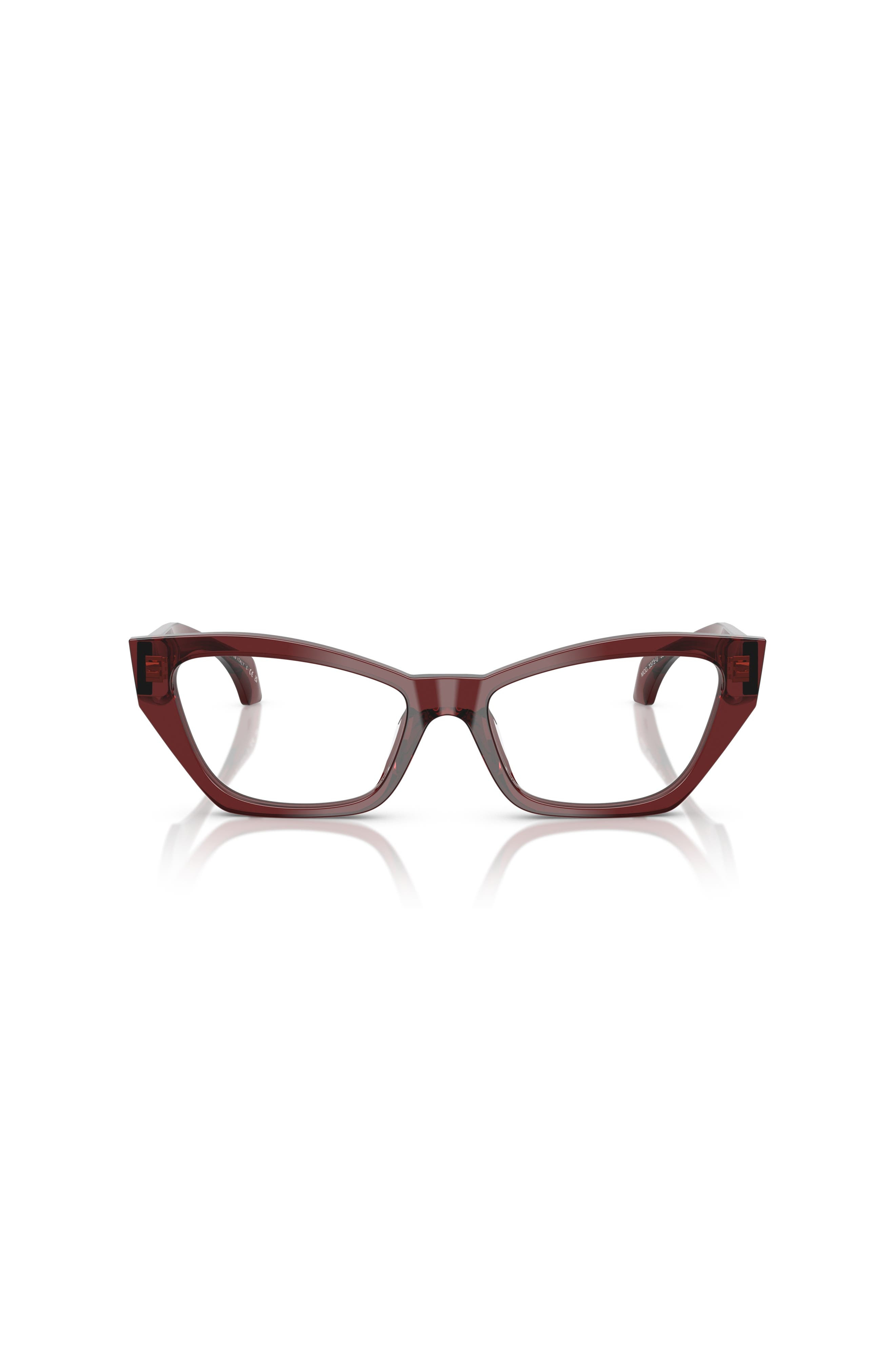 Versace 52mm Cat Eye optical glasses in Red at Nordstrom - 2