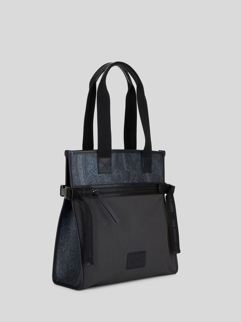 COLOUR BLOCK PAISLEY SHOPPING BAG 5