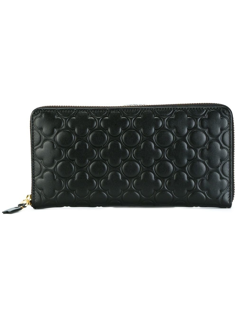 embossed elongated wallet - 1