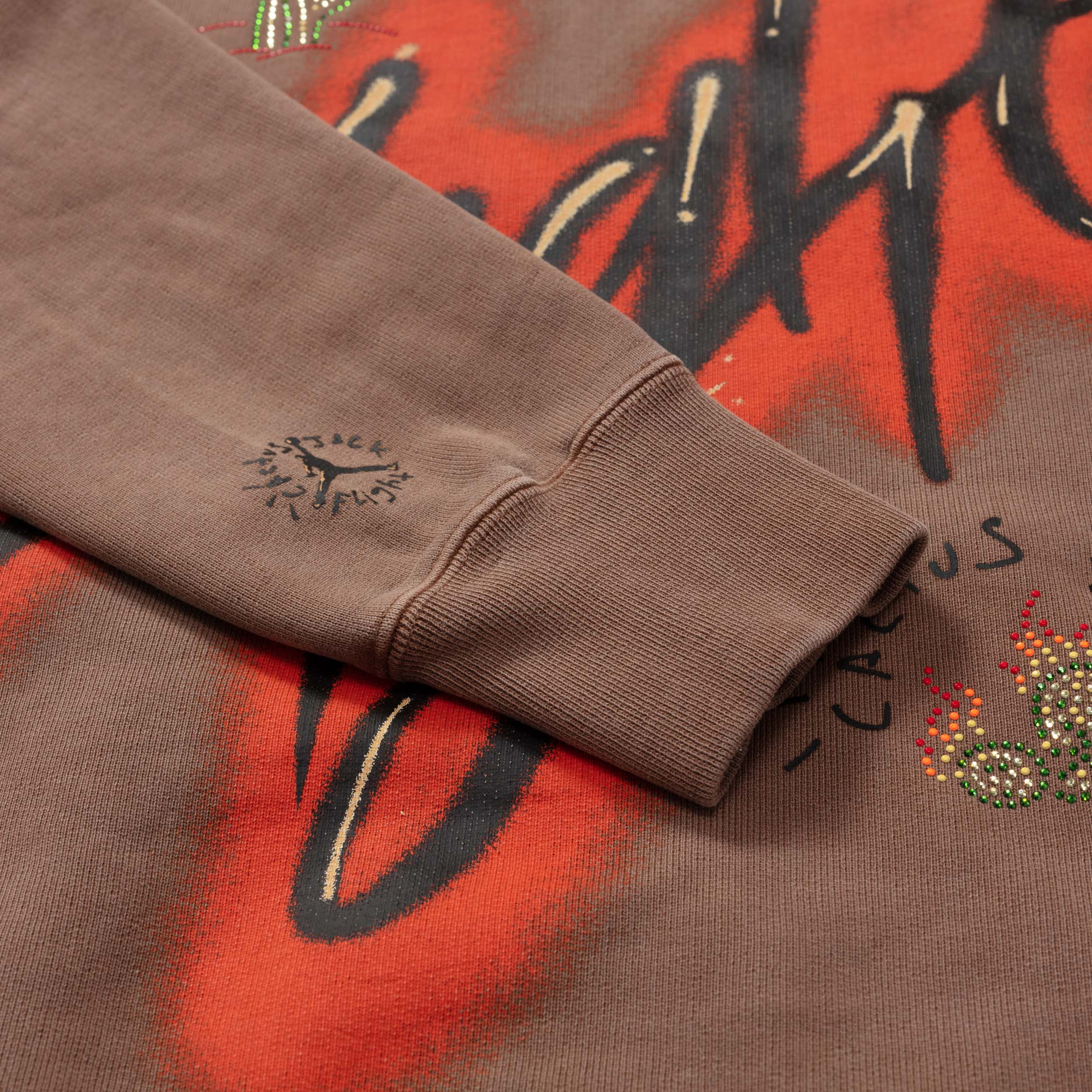 Air Jordan x Travis Scott Flight Graphic Hoodie 'Archaeo' DO4093-256 - 4