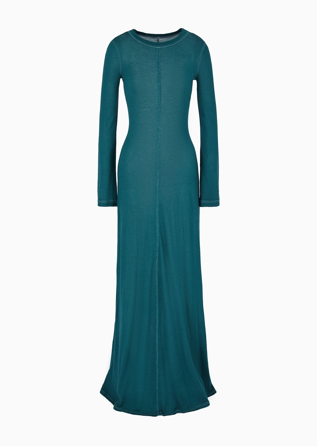 Long dress in cashmere jersey - 1