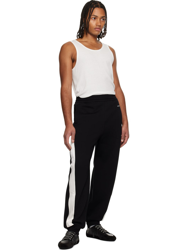 Givenchy Black Open Seam Contrast Sweatpants outlook