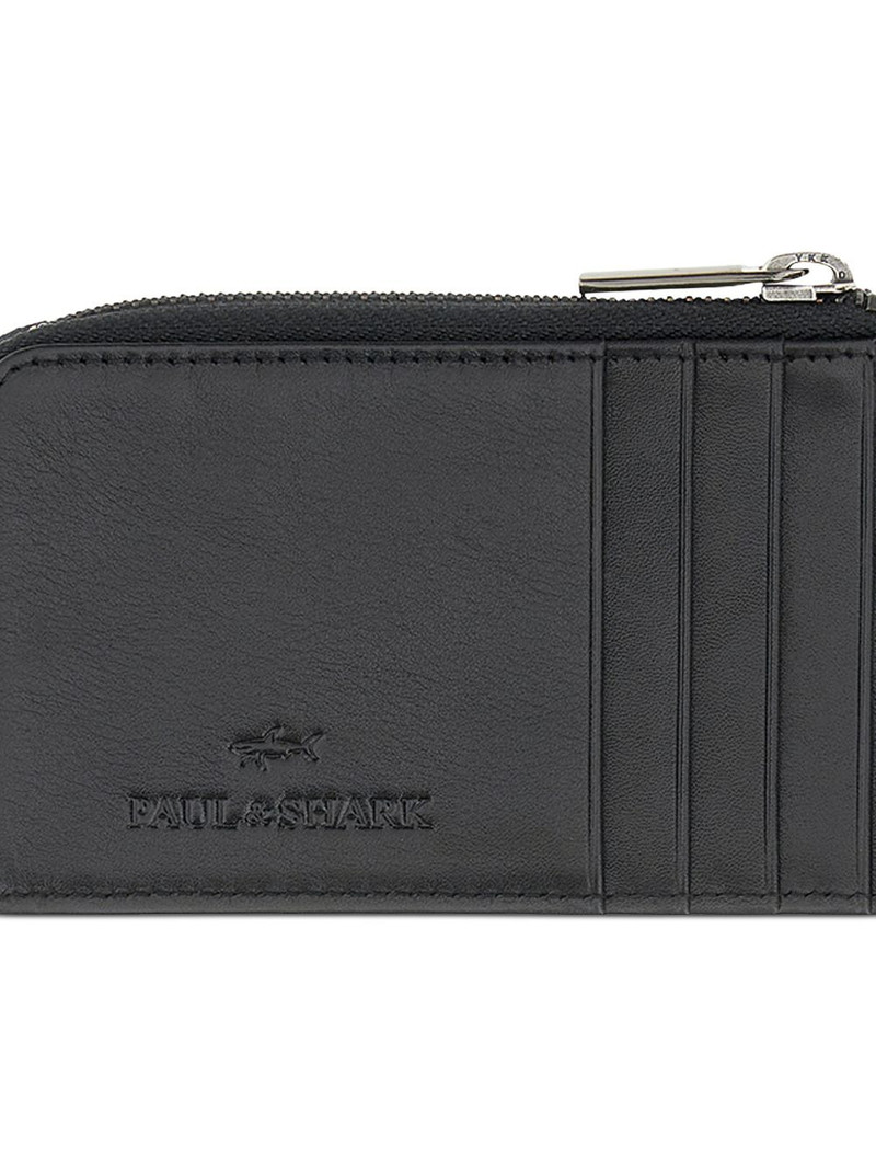 Paul & Shark zip leather wallet outlook