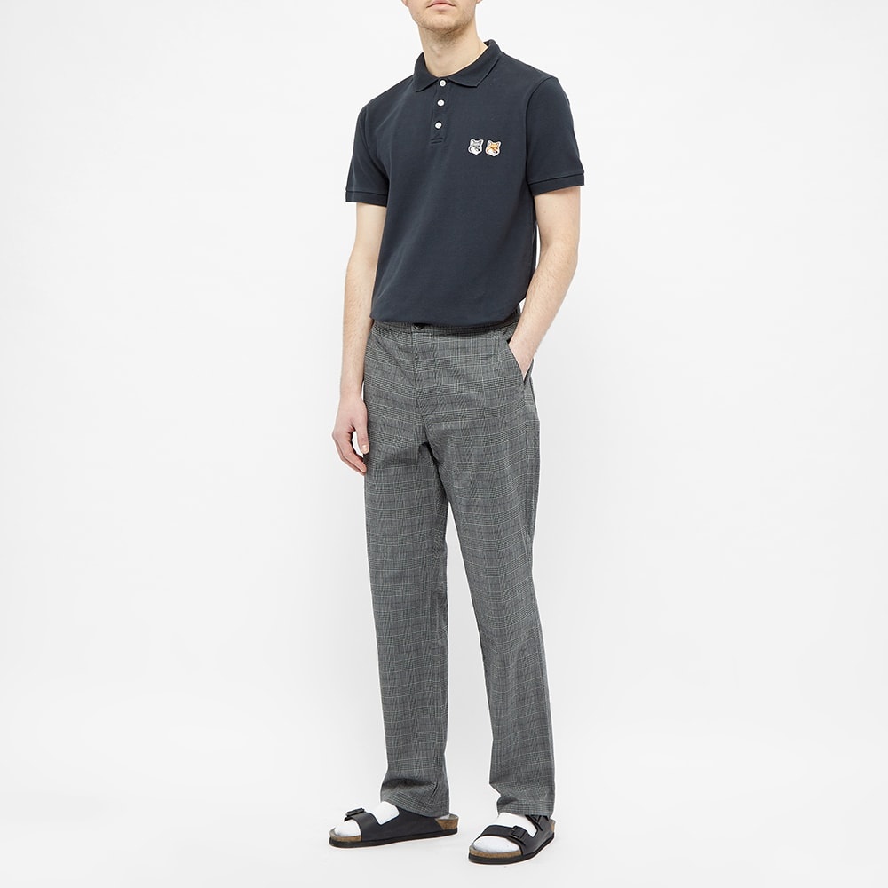 Maison Kitsuné Double Fox Head Patch Polo - 5