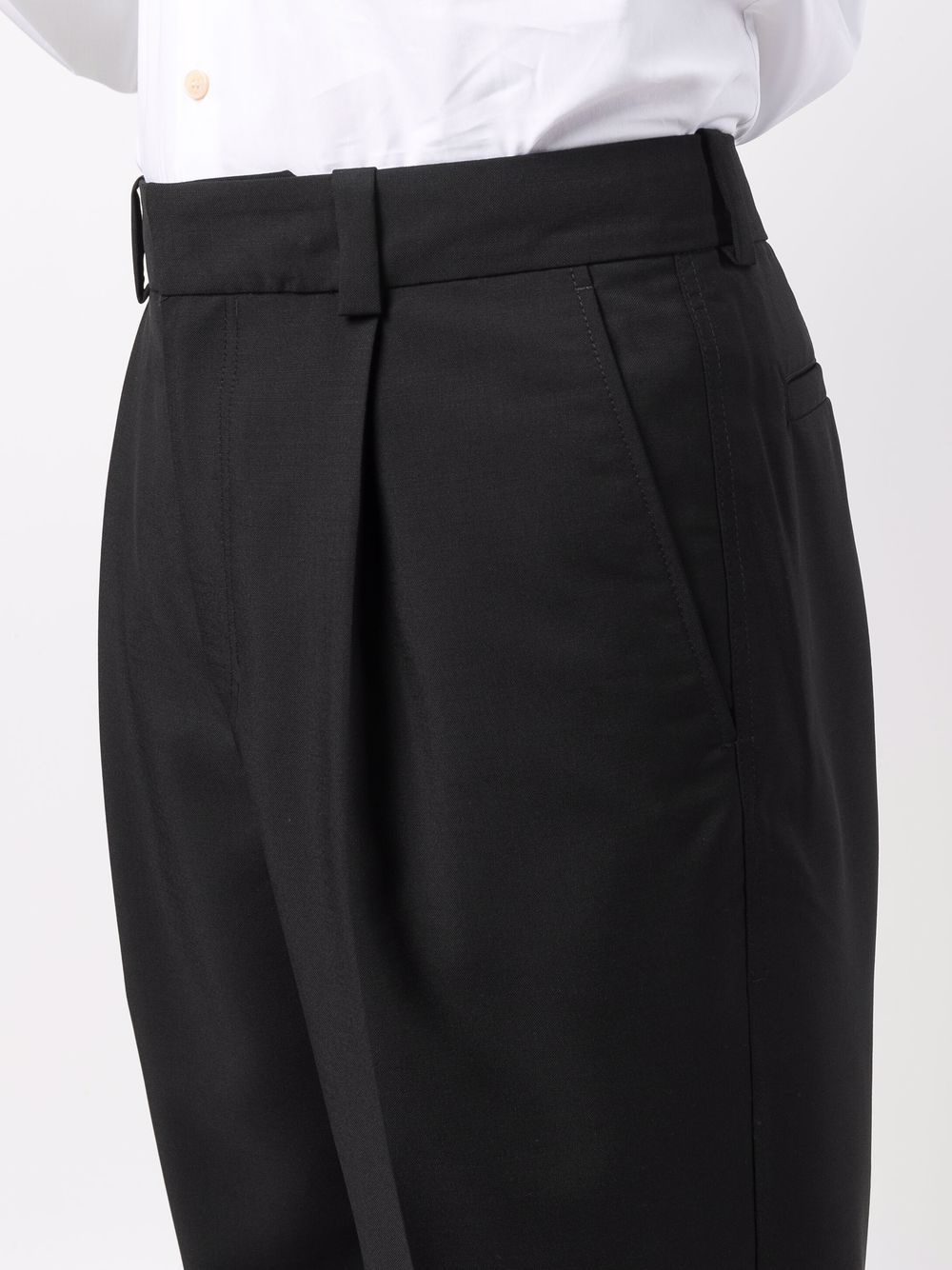 tapered-leg tailored-cut trousers - 5