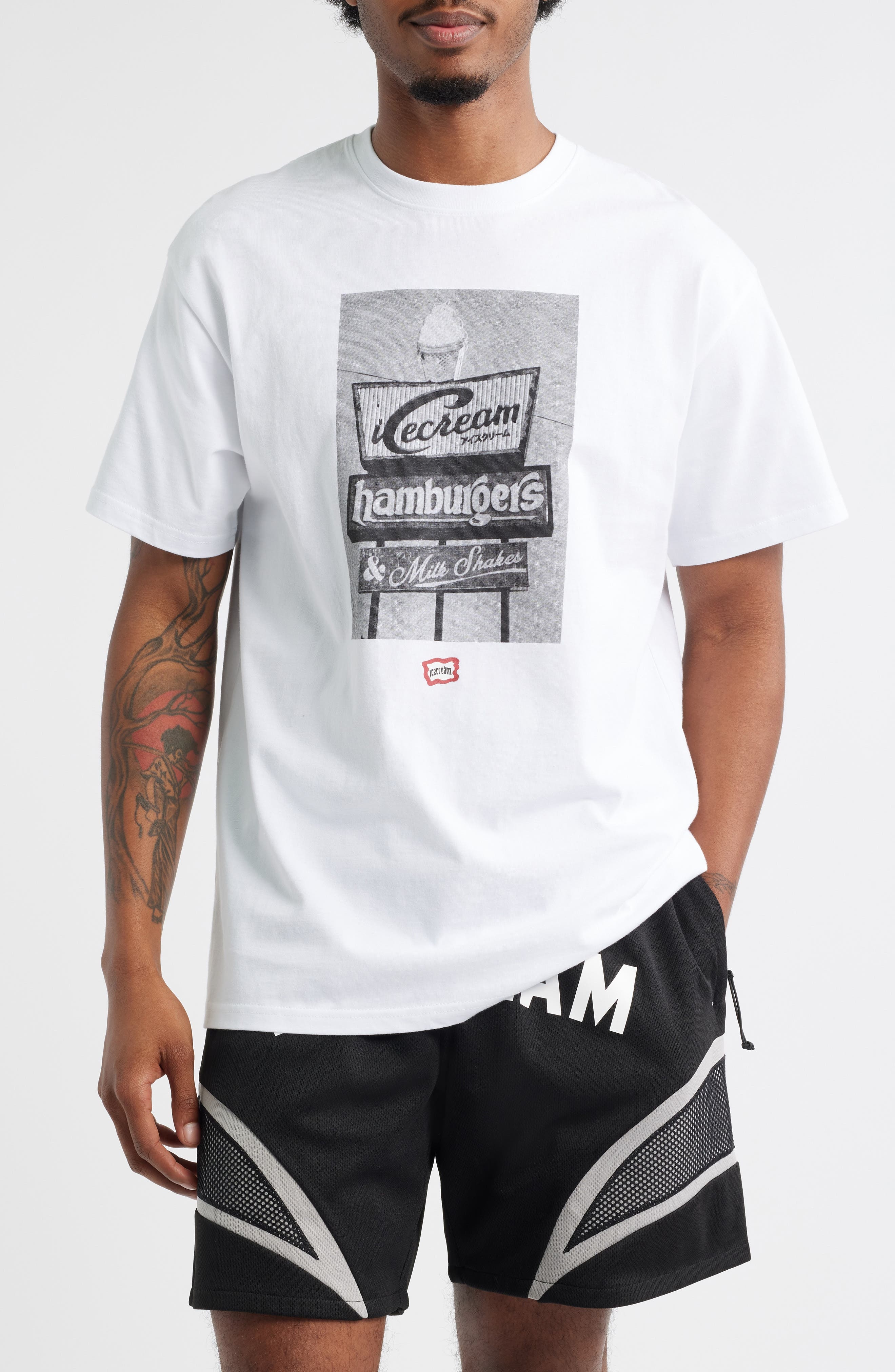 ICECREAM Dive Graphic T-Shirt in White at Nordstrom - 1