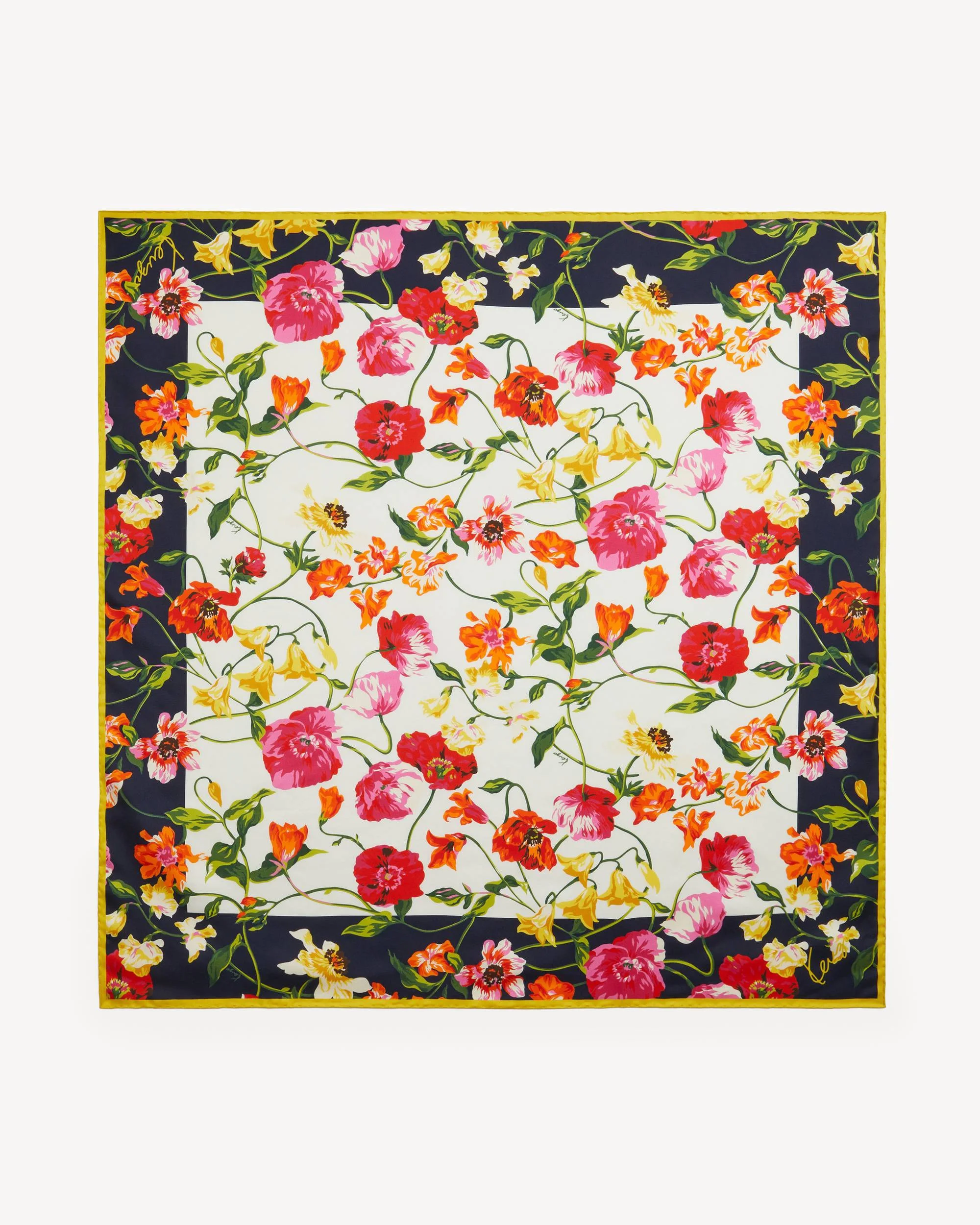 'KENZO Wildflower' square in silk - 1