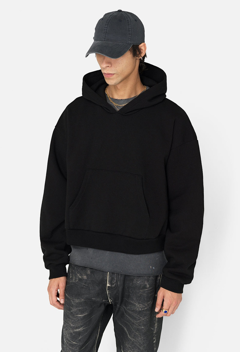 STUDIO FLEECE TILTED HOODIE 2