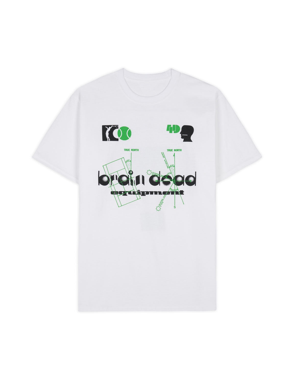 Brain Dead Equipment Brain Power T-shirt - White - 1