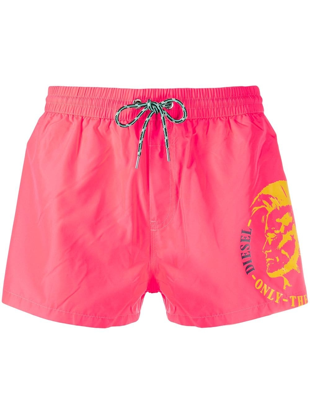 logo drawstring swim shorts - 1