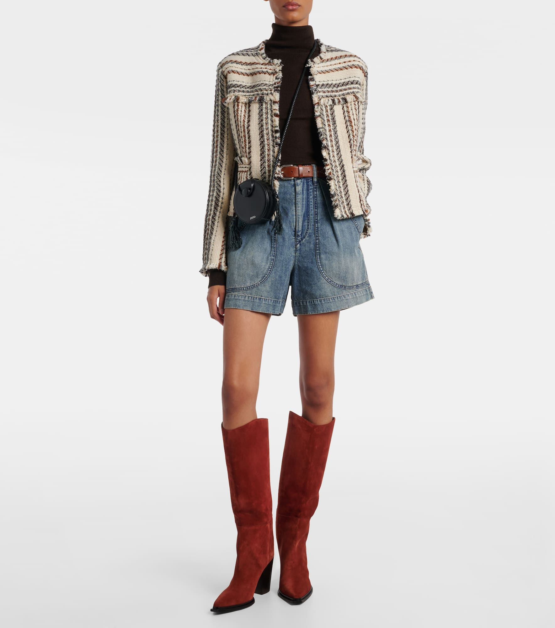 Cece 80 suede knee-high boots - 3