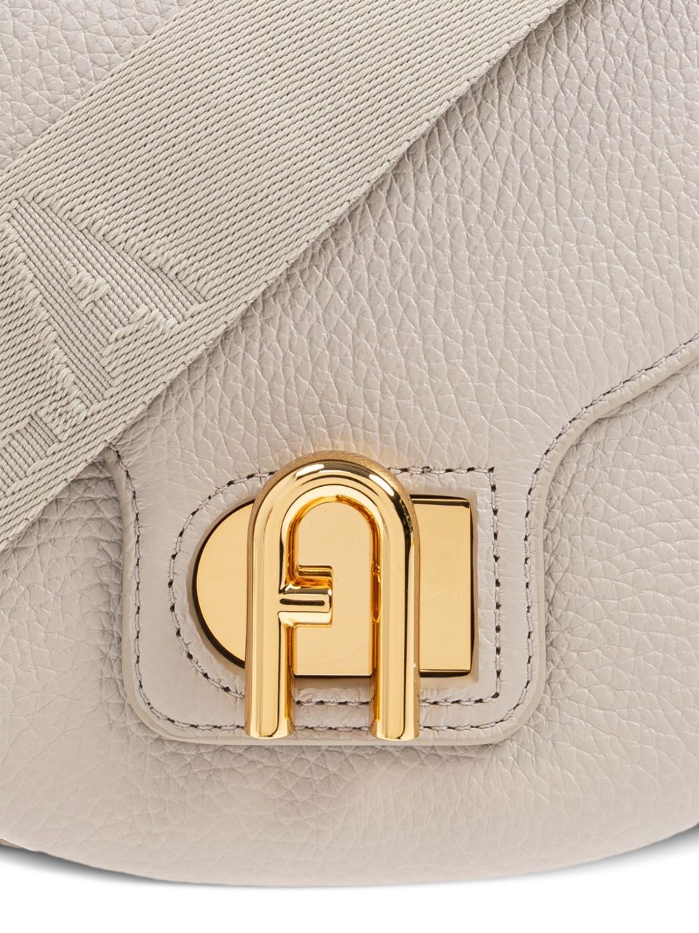 Lotus leather logo-strap mini bag - 5