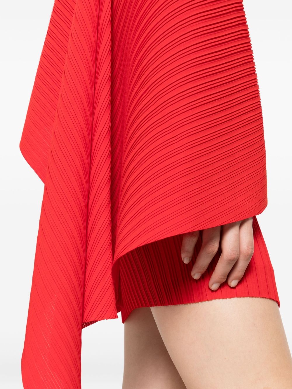 one-shoulder mini dress - 5