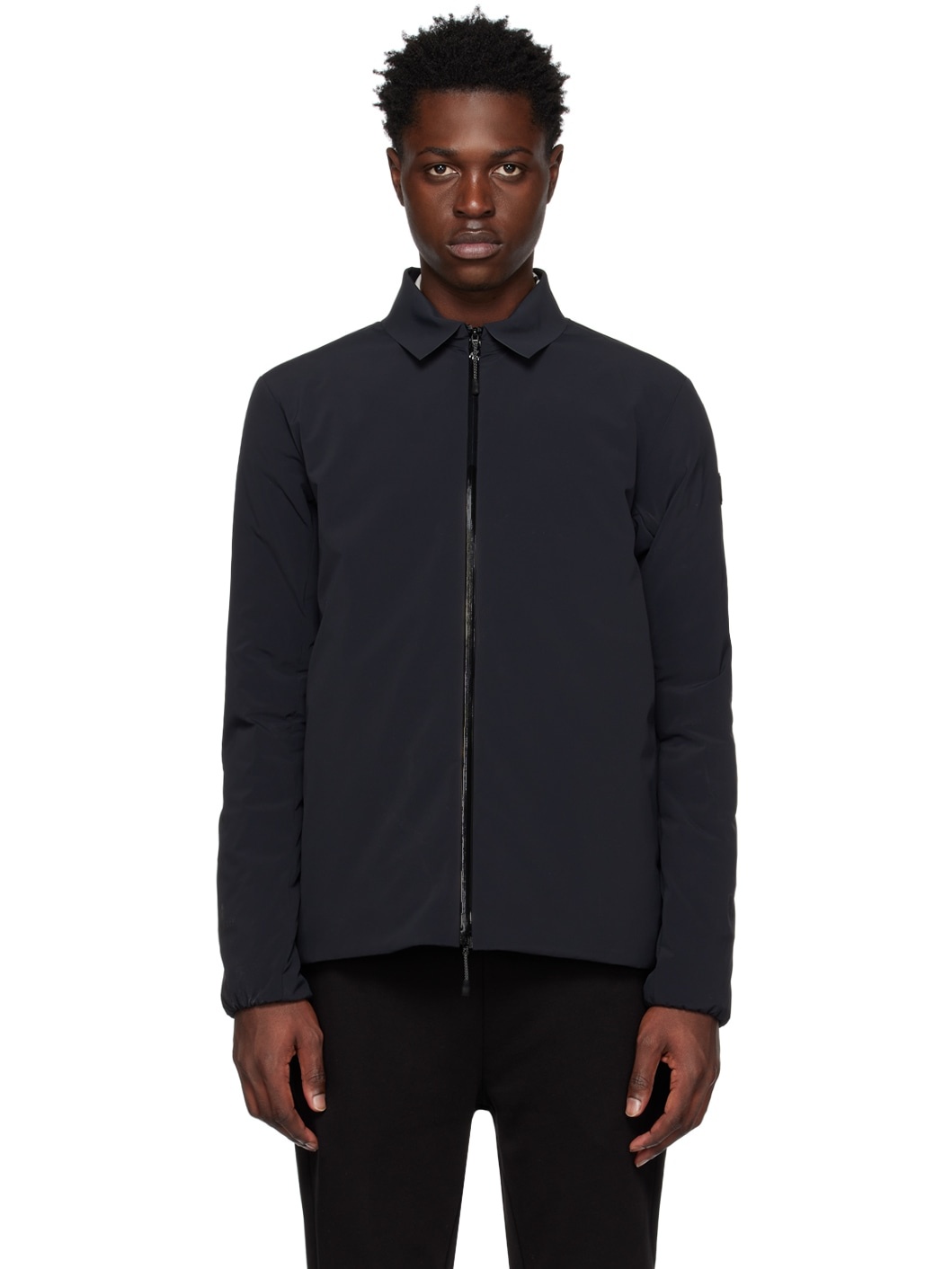 Moncler Black Caph Down Jacket | ssense | REVERSIBLE