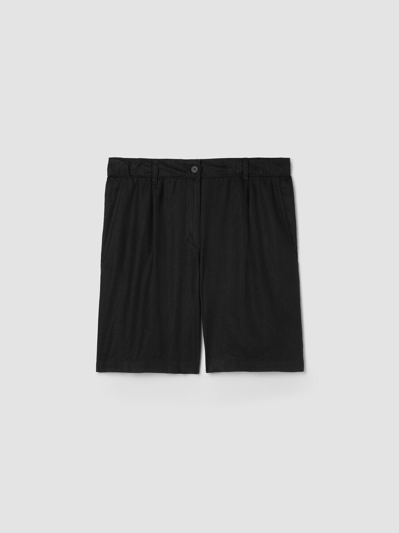 Organic Linen Shorts 1