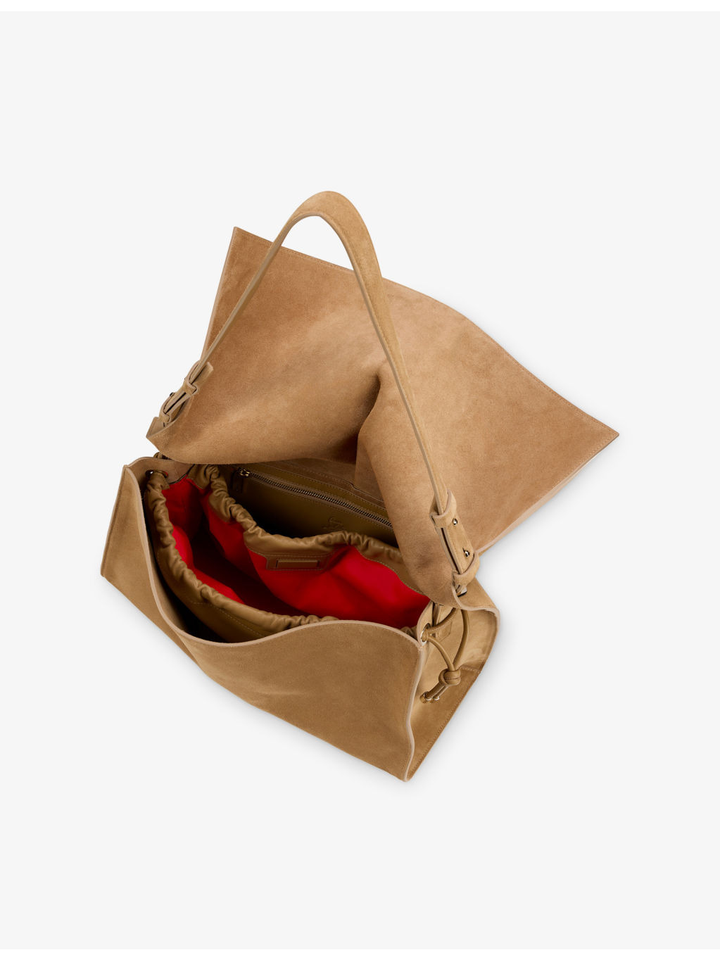 Baggy Large Leather Shoulder Bag - 4