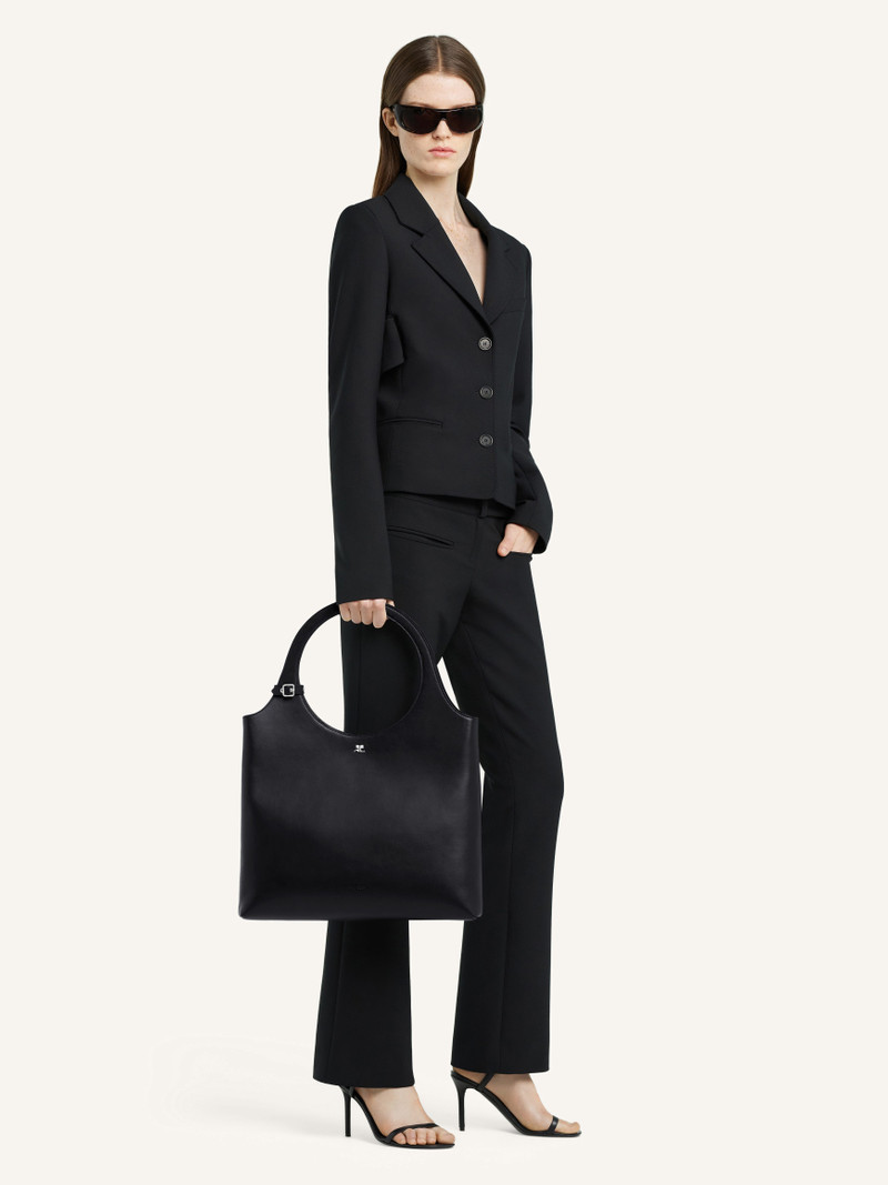courrèges HOLY DAY LEATHER TOTE BAG outlook