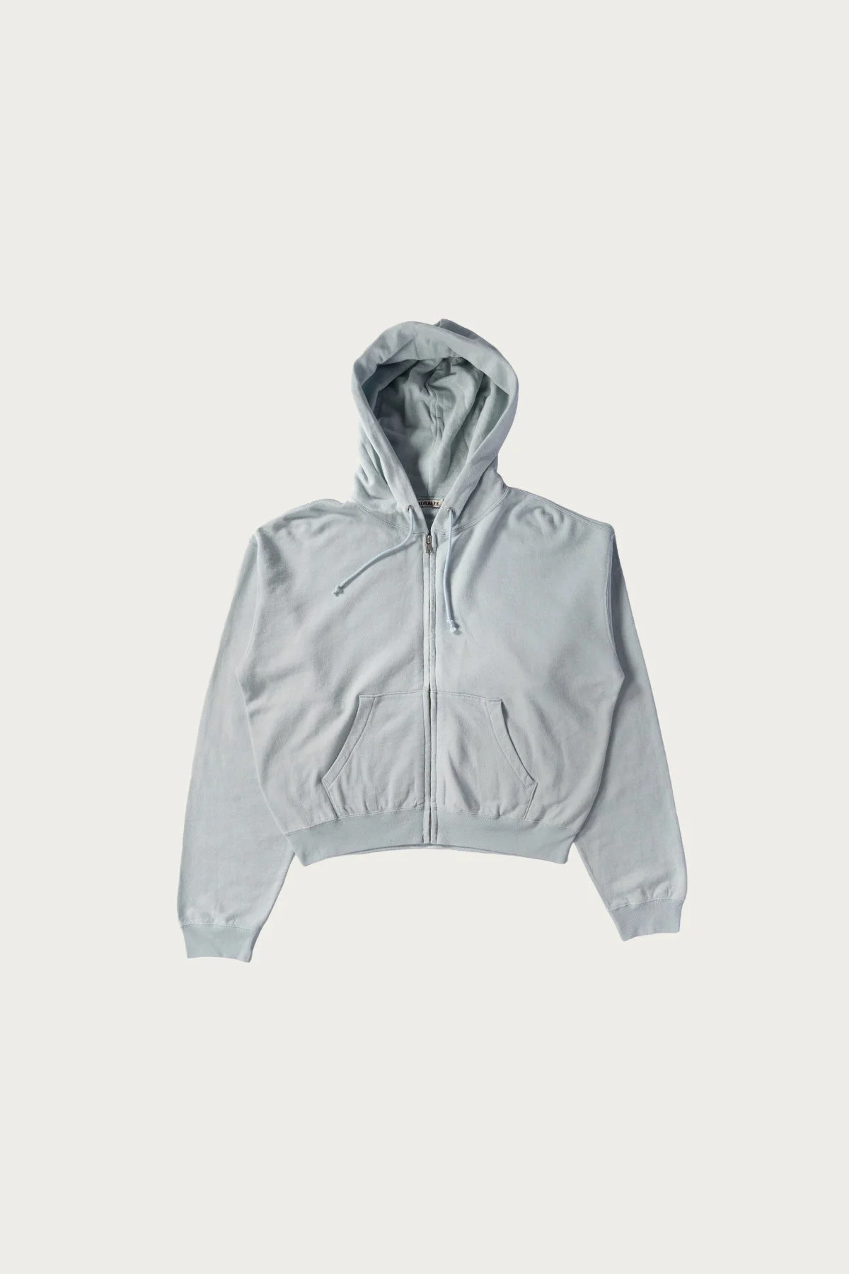 High Twist Light Sweat Zip Parka - Pale Blue - 1